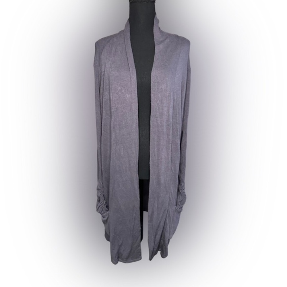 Simlu light weight open front cardigan sweater size 3xl oj